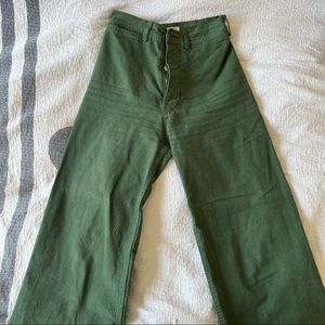 Jesse Kamm Sailor Pants in Olive
